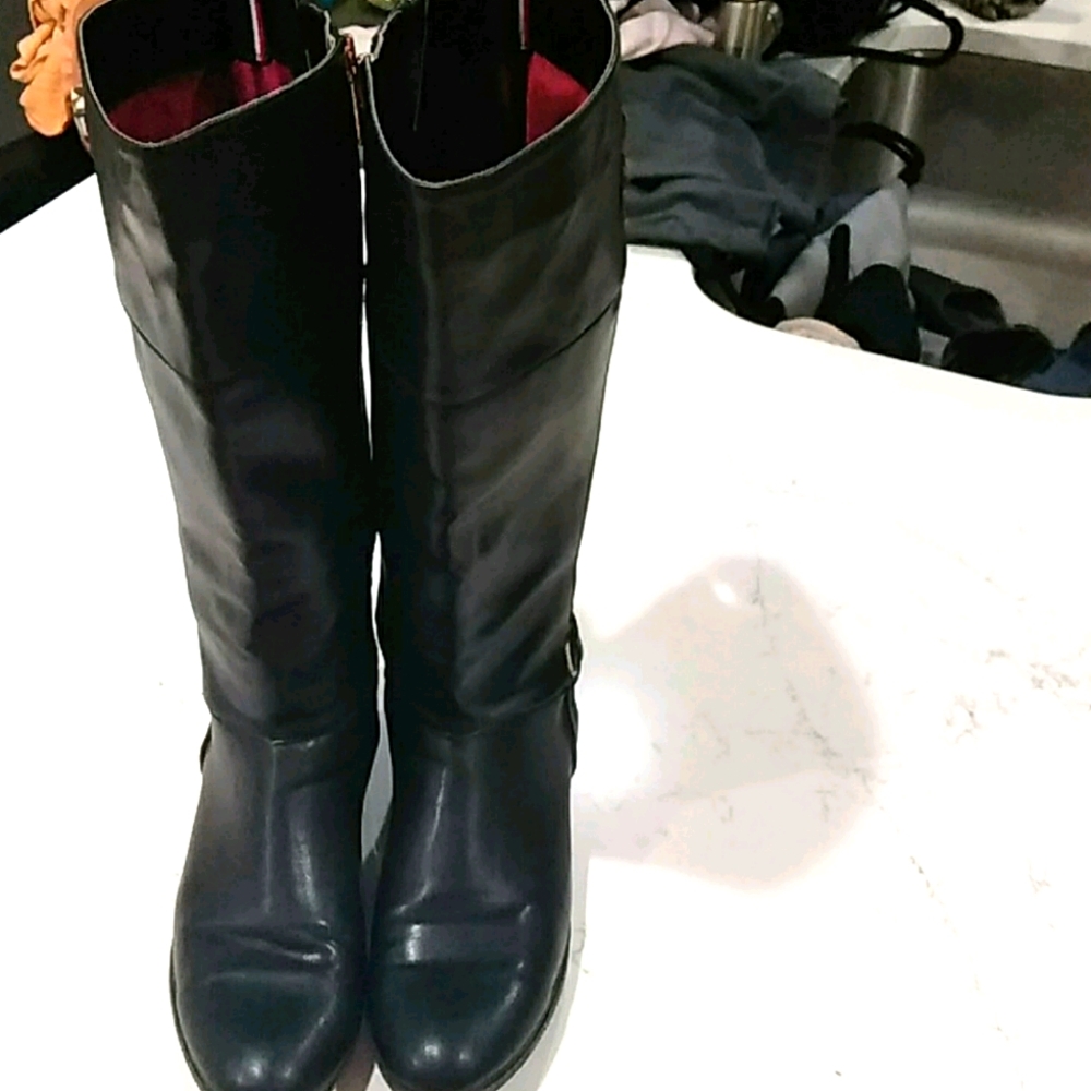 Tommy Hilfiger Black Rider Boots